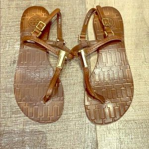 Ladies Tory Burch sandals in brown